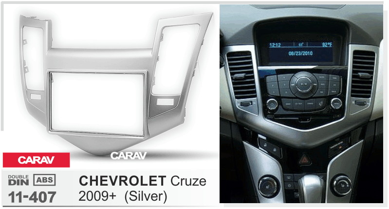 CHEVROLET Cruze 2009+  Car Stereo Facia Panel Fitting Surround  CARAV 11-407