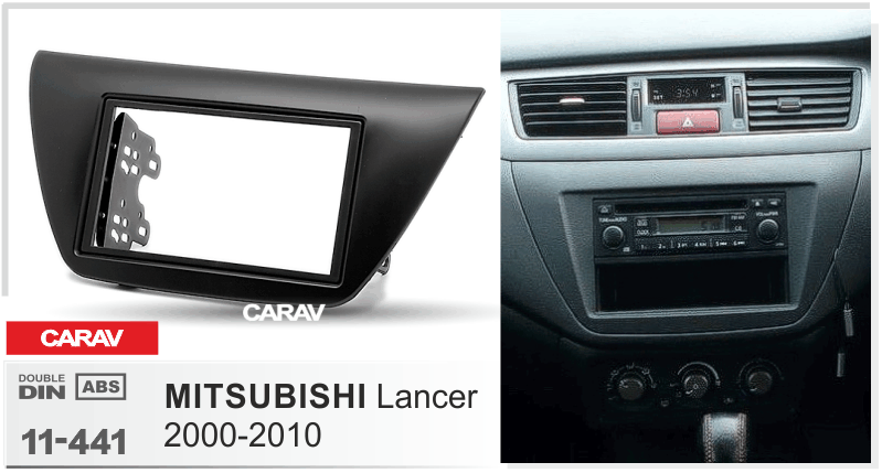 MITSUBISHI Lancer IX 2000-2010  Car Stereo Facia Panel Fitting Surround  CARAV 11-441