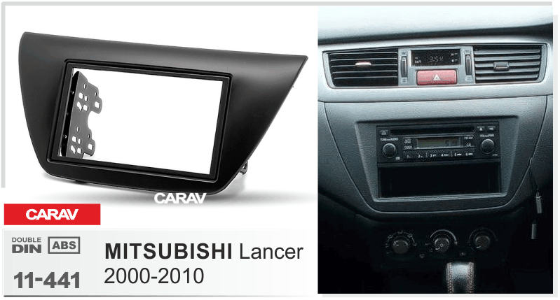 MITSUBISHI Lancer IX 2000-2010  merkkikohtainen soitin asennuskehys  CARAV 11-441