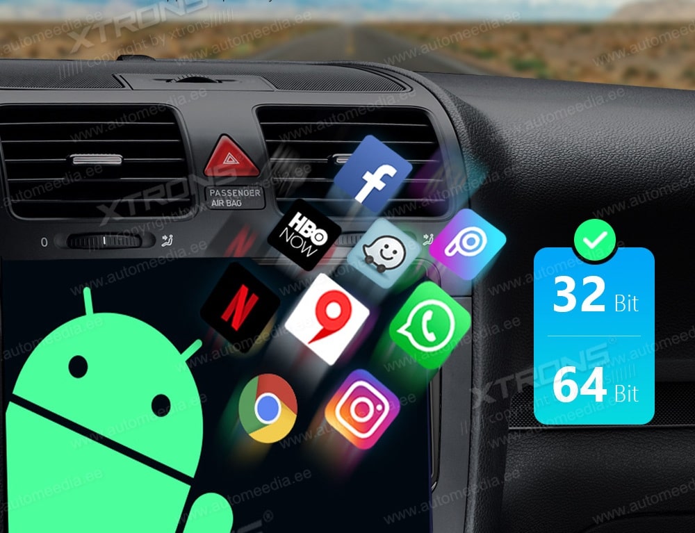 Fiat Punto (2012-2016) XTRONS IN60GPFL XTRONS IN60GPFL tuki kaikille Google Play Android -sovelluksille