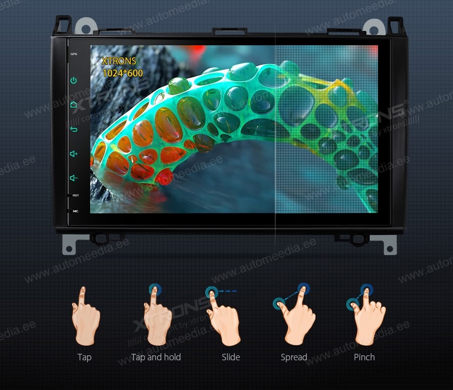 Ford C-Max | S-Max | Galaxy | Focus | Transit (2005-2011)  XTRONS PSF72QSFA_S XTRONS PSF72QSFA_S Сенсорный экран 1080P Full HD