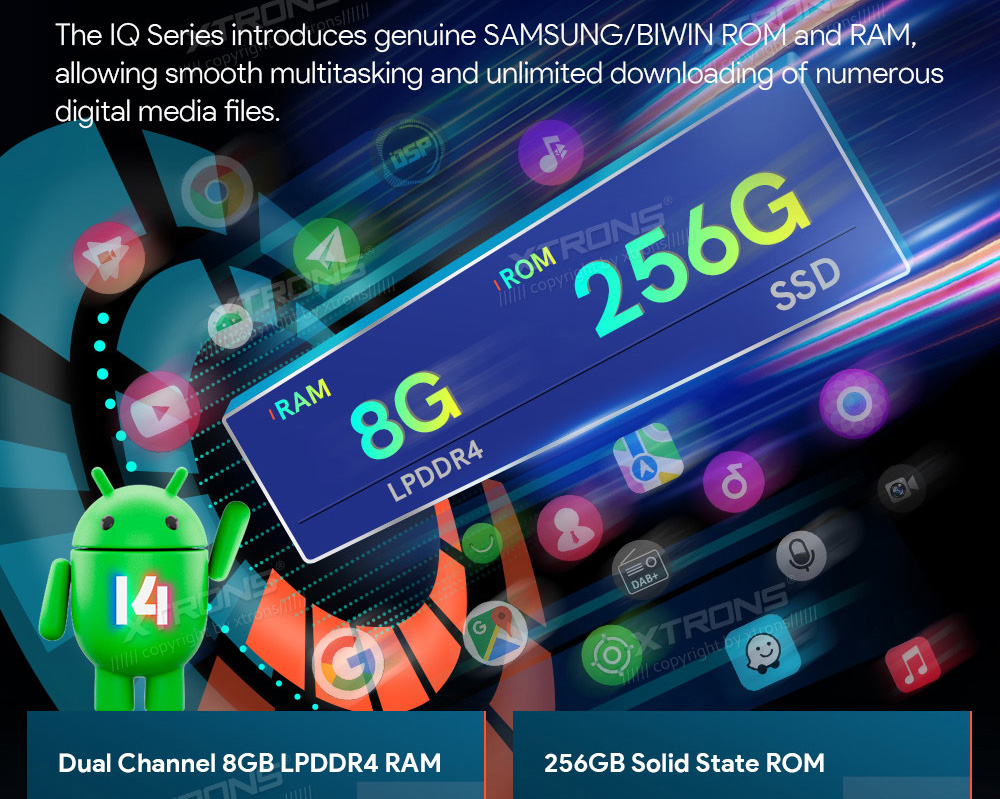 XTRONS IQP94M245P XTRONS IQP94M245P Tiek atbalstītas Google Play un visas Android lietotnes