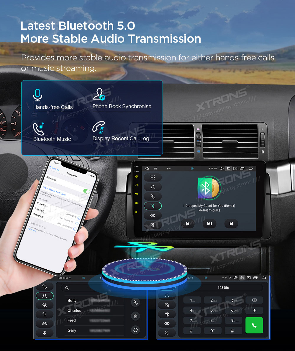 XTRONS PXP94TTAGDAB XTRONS PXP94TTAGDAB bluetooth handsfree käed vabad kõned