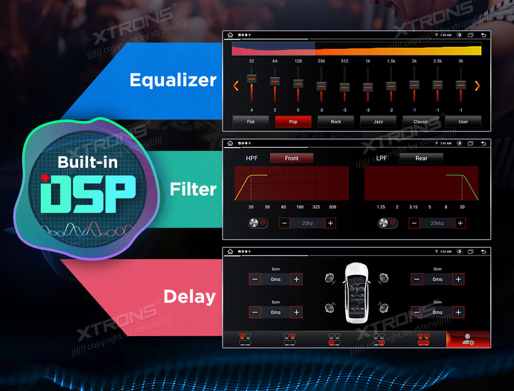 XTRONS QAB12UMB12E90L XTRONS QAB12UMB12E90L DSP digitaalne heliprotsessor