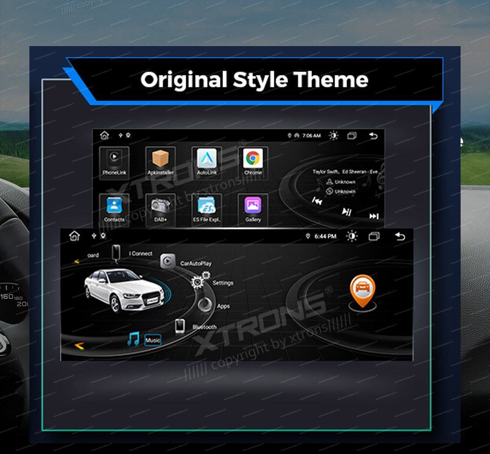 Audi A4 (2009 - 2012)| Audi concert & Audi symphony  XTRONS QEA81UC-A8-A4_L XTRONS QEA81UC-A8-A4_L UI design of user interface