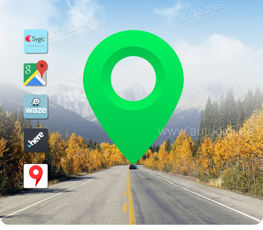 NISSAN | NAVARA | ALASKAN | 2014-2021  Automedia RVT5329 Automedia RVT5329 GPS Navigation with Online Maps
