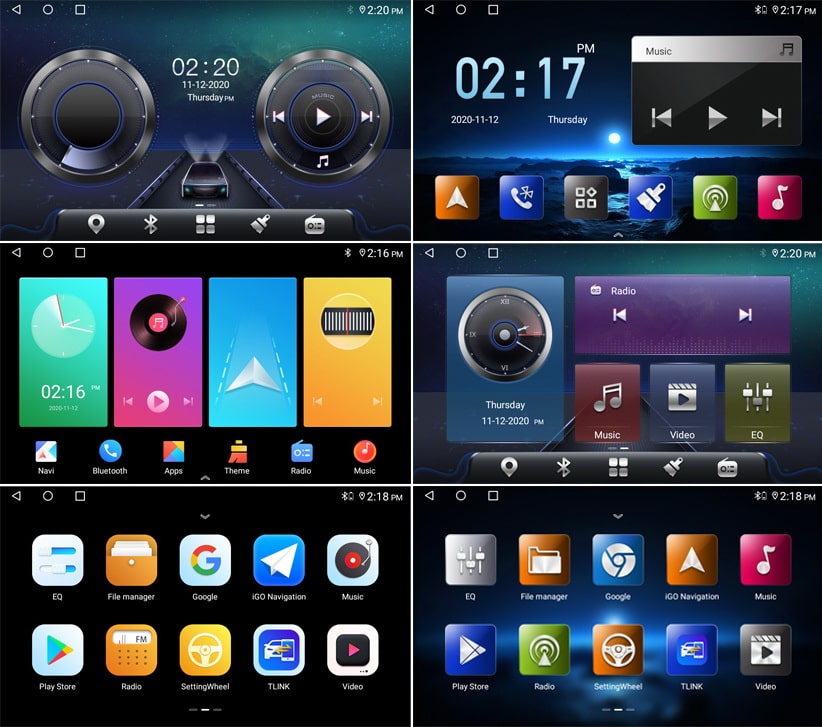 Smart (2011-2015)  Automedia WTS-9829 Automedia WTS-9829 UI design of user interface