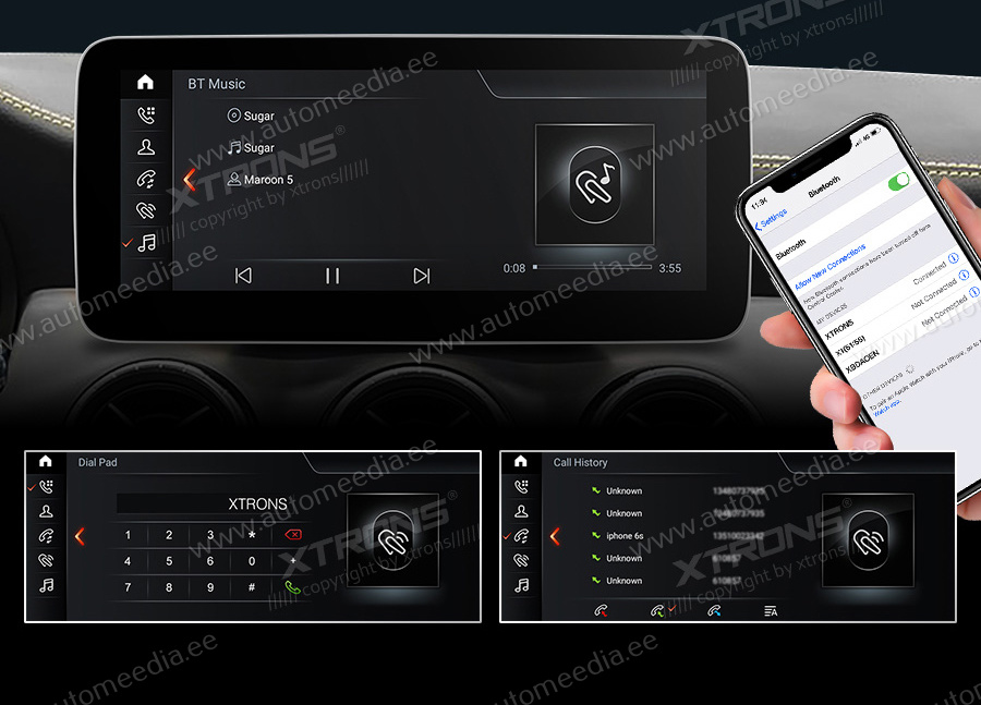 Automedia ZFA6130 Automedia ZFA6130 bluetooth handsfree käed vabad kõned