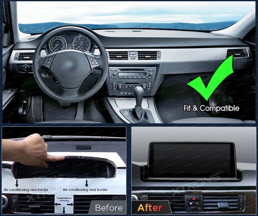 BMW E90 3. ser without screen