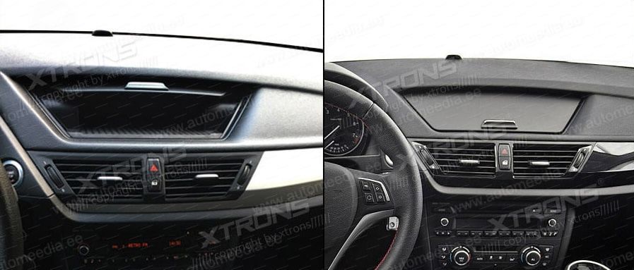 BMW X1 without screen