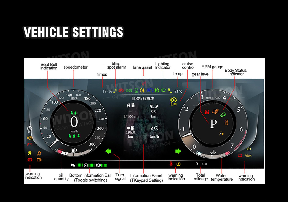 Range Rover Sport (L494) 2013-2020 Digital Instrument Cluster & CarPlay
