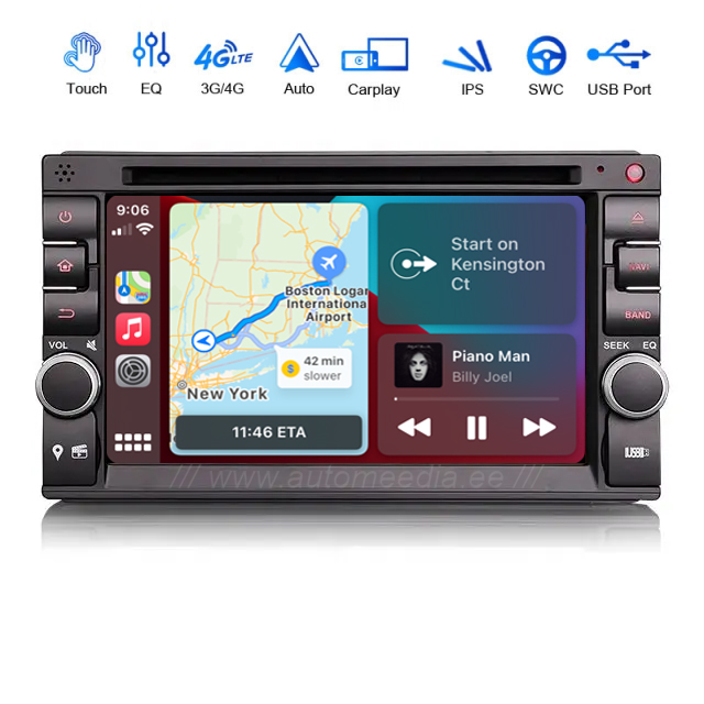 2 DIN Android 12  | GPS car radio and multimedia system