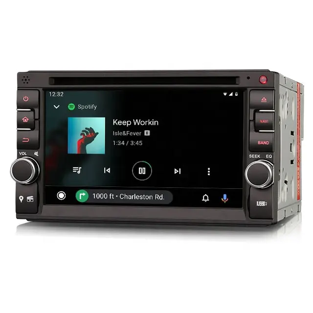 Automedia ES8536U Car multimedia GPS player with Custom Fit Design