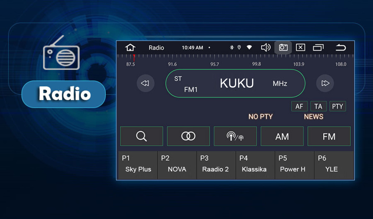 Automedia ES8529D Automedia ES8529D FM radio un USB SD atskaņotājs