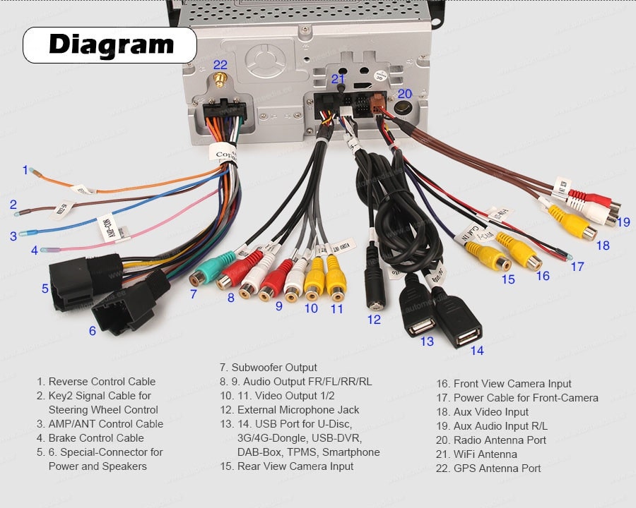 Chevrolet Captiva (2008-2012)  Automedia ES8776C Automedia ES8776C Wiring Diagram and size