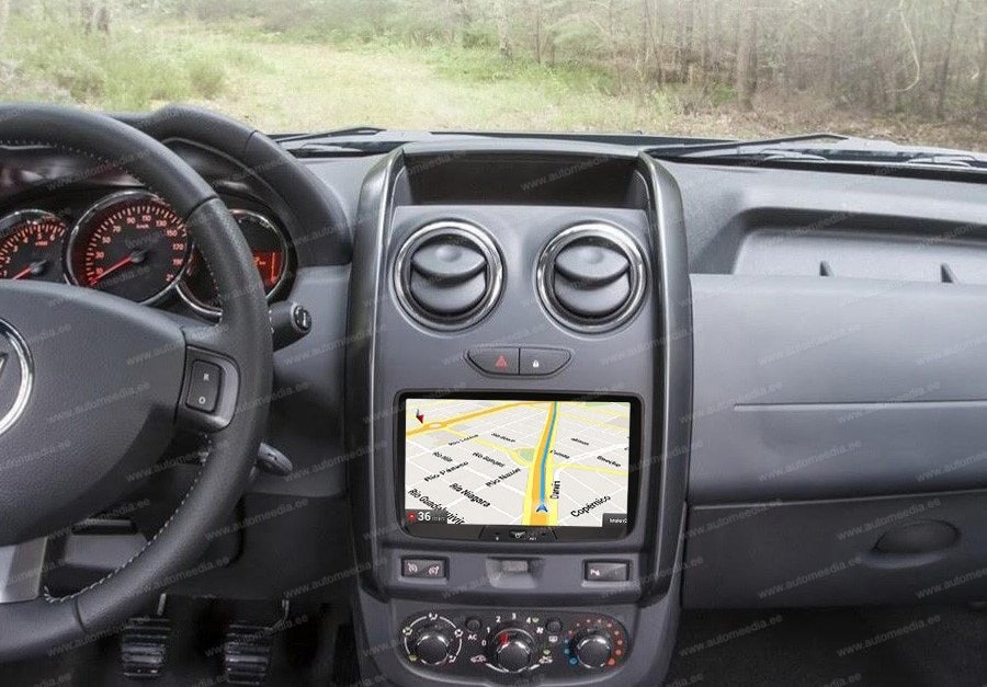Dacia Duster | Lodgy | Dokker | Renault Captur (2011-2017)  Automedia ES8129D Automedia ES8129D raadio sobivus autole