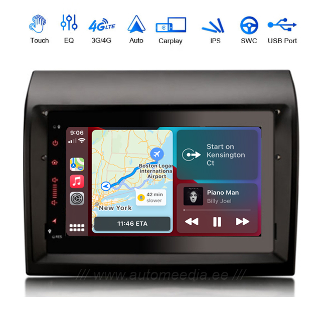 FIAT DUCATO / CITROEN Jumper / PEUGEOT Boxer Android 12  | GPS autoraadio ja multimeedia keskus