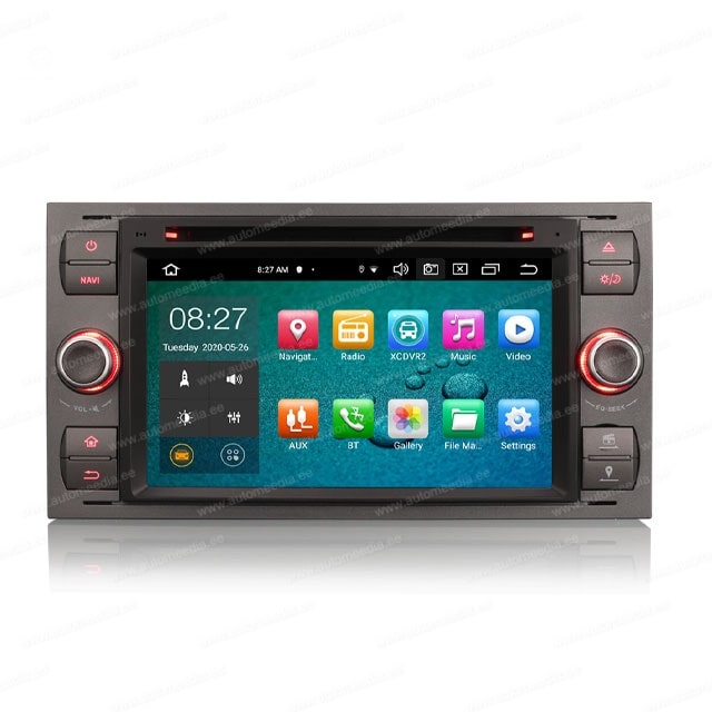 Ford C-Max | S-Max | Galaxy | Focus | Transit (2005-2011) Mudelipõhine Android 10 auto GPS multimeediakeskus | 7