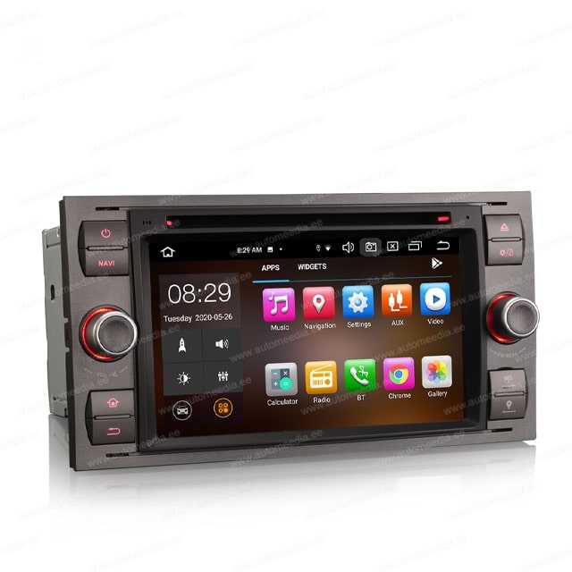 Ford C-Max | S-Max | Galaxy | Focus | Transit (2005-2011) Mudelipõhine Android 10 auto GPS multimeediakeskus | 7
