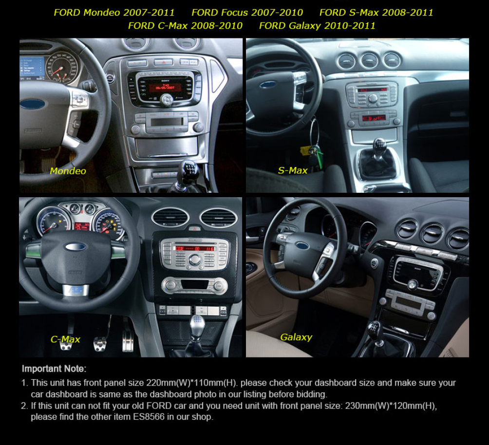 Automedia ES8509FS Automedia ES8509FS custom fit multimedia radio suitability for the car
