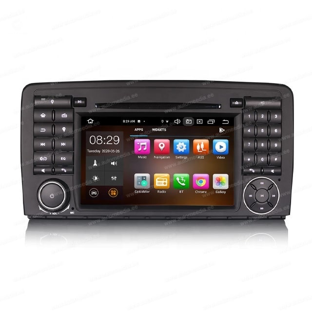 Mercedes-Benz R-Class | W251 (2006-2012) Universal Car Multimedia Player Android 10 with GPS Navigation | 7" inch | 4Gb RAM | 64 Gb ROM | DVD Player | wired CarPlay built-in