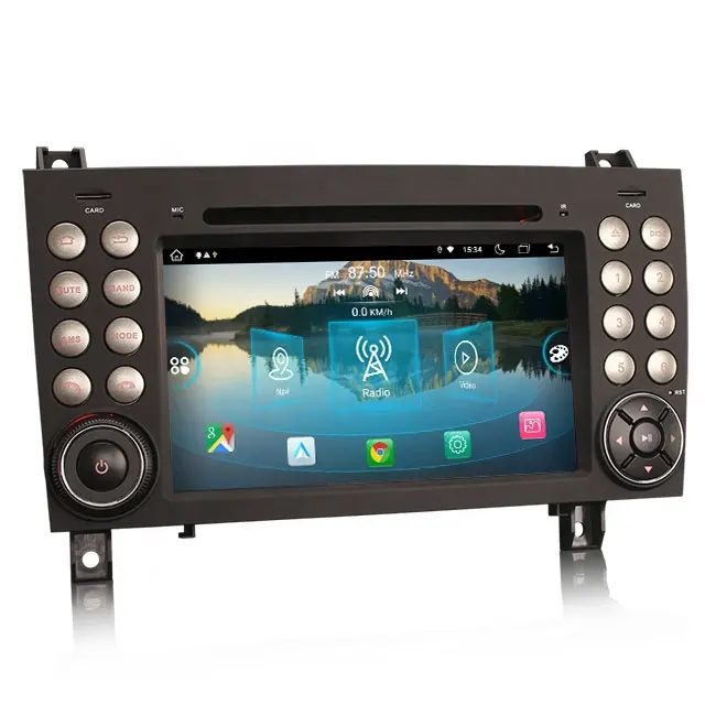 Mercedes-Benz SLK R171 (2004-2011) mudelipõhine Android 10 GPS autoraadio ja multimeedia keskus