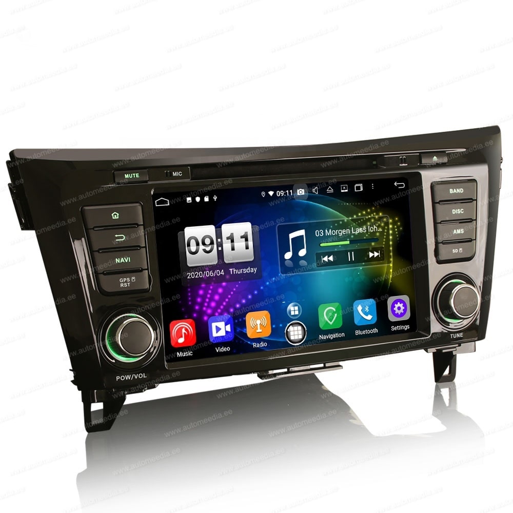 Nissan Qashqai (2016-2019)  Automedia ES8752Q merkkikohtainen Android GPS multimedia näyttösoitin