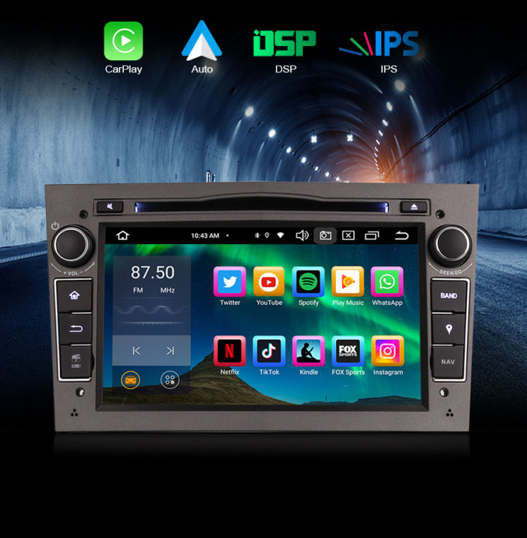 Automedia ES8560PG Car multimedia GPS player with Custom Fit Design