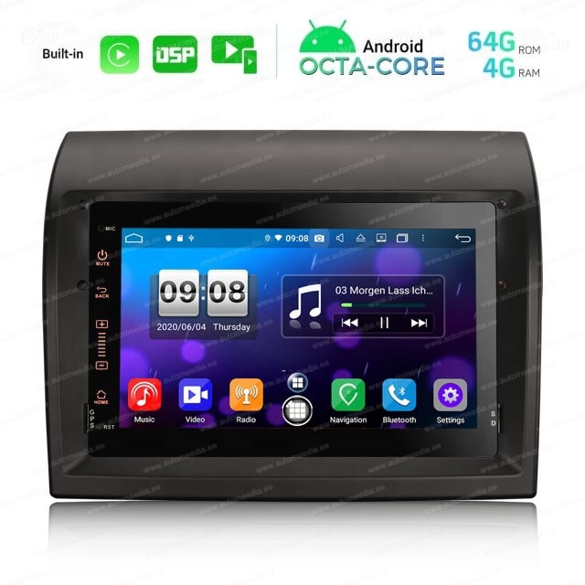 Peugeot Boxer | Citroen Jumper | Fiat Ducato (2011-2015) Universal Car Multimedia Player Android 10 with GPS Navigation | 7" inch | 4Gb RAM | 64 Gb ROM | Car Stereo | wired CarPlay built-in