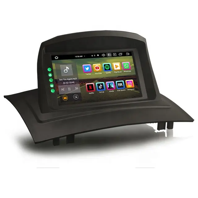 RENAULT Megane II / Fluence (2002-2008) Android 12  | GPS autoraadio ja multimeedia keskus