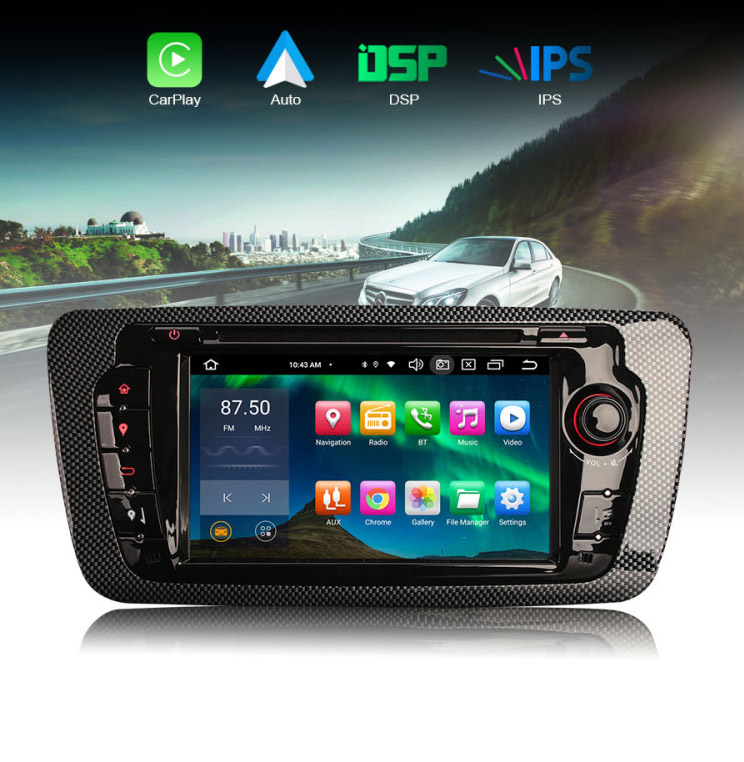 Automedia ES8522S Car multimedia GPS player with Custom Fit Design