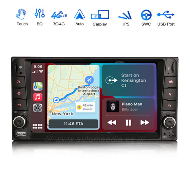 Toyota Hilux (2001-2011) | RAV4 (2000-2005) | LC100 Android 12  | GPS car radio and multimedia system