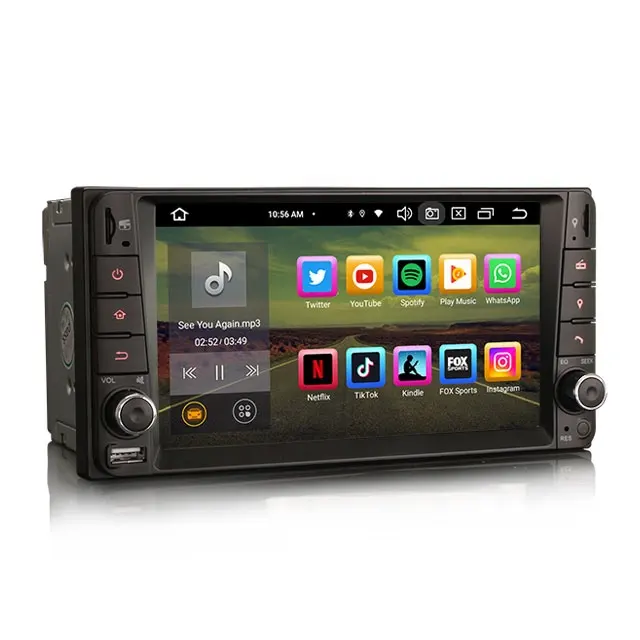 Toyota Hilux (2001-2011) | RAV4 (2000-2005) | LC100 Android 12  | GPS autoraadio ja multimeedia keskus