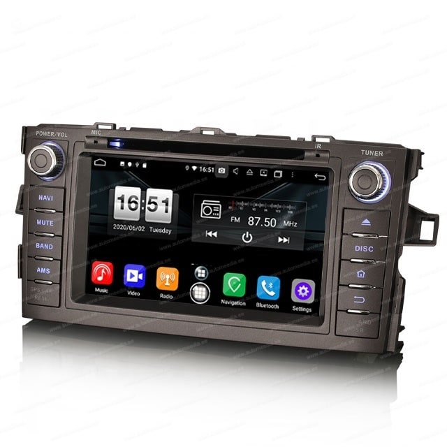 Toyota Auris (2007-2012) Mudelipõhine Android 10 auto GPS multimeediakeskus | 7