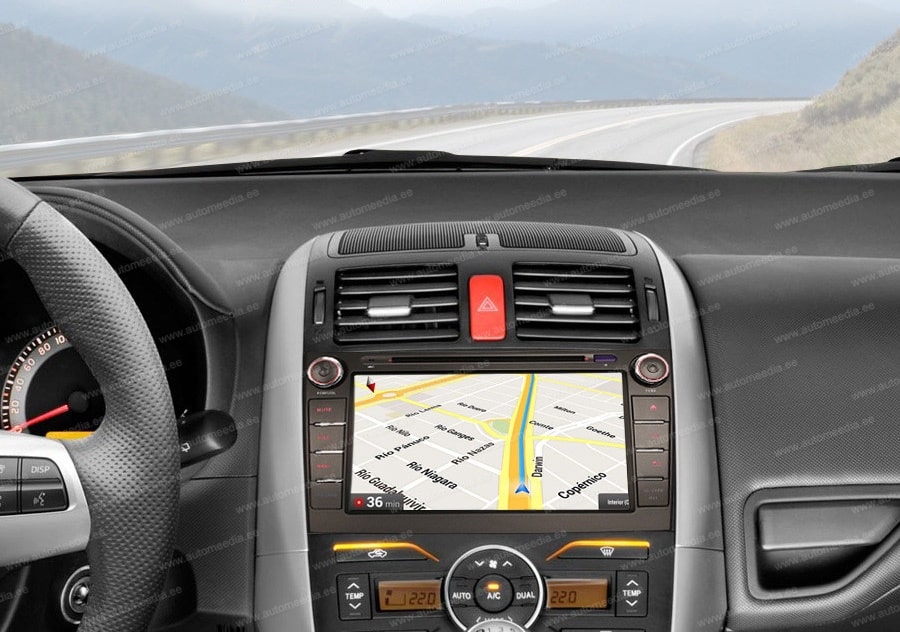 Toyota Corolla (2007-2013)  Automedia ES8728A Automedia ES8728A mallikohtaisen multimediaradion soveltuvuus autoon