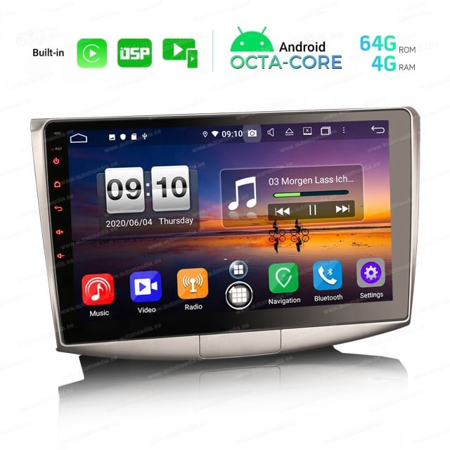 Volkswagen Passat B6 | B7 | CC (2008-2015) Mudelipõhine Android 10 auto GPS multimeediakeskus | 10.1