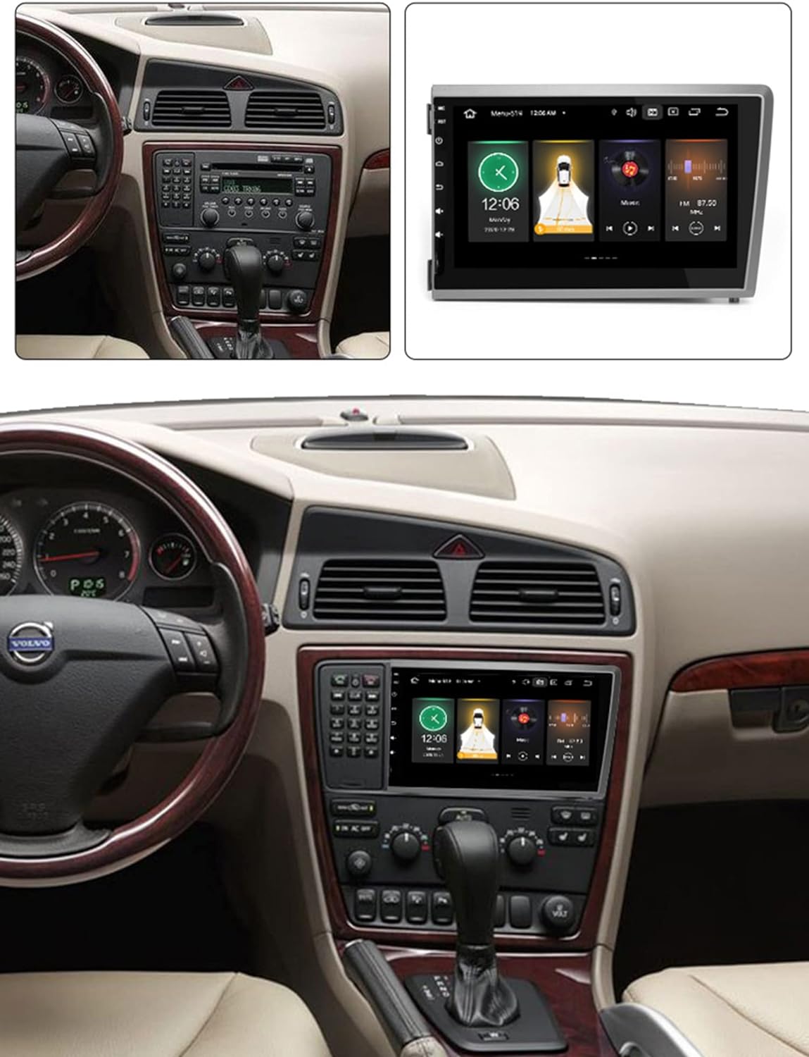 Automedia XON-V70 Automedia XON-V70 custom fit multimedia radio suitability for the car