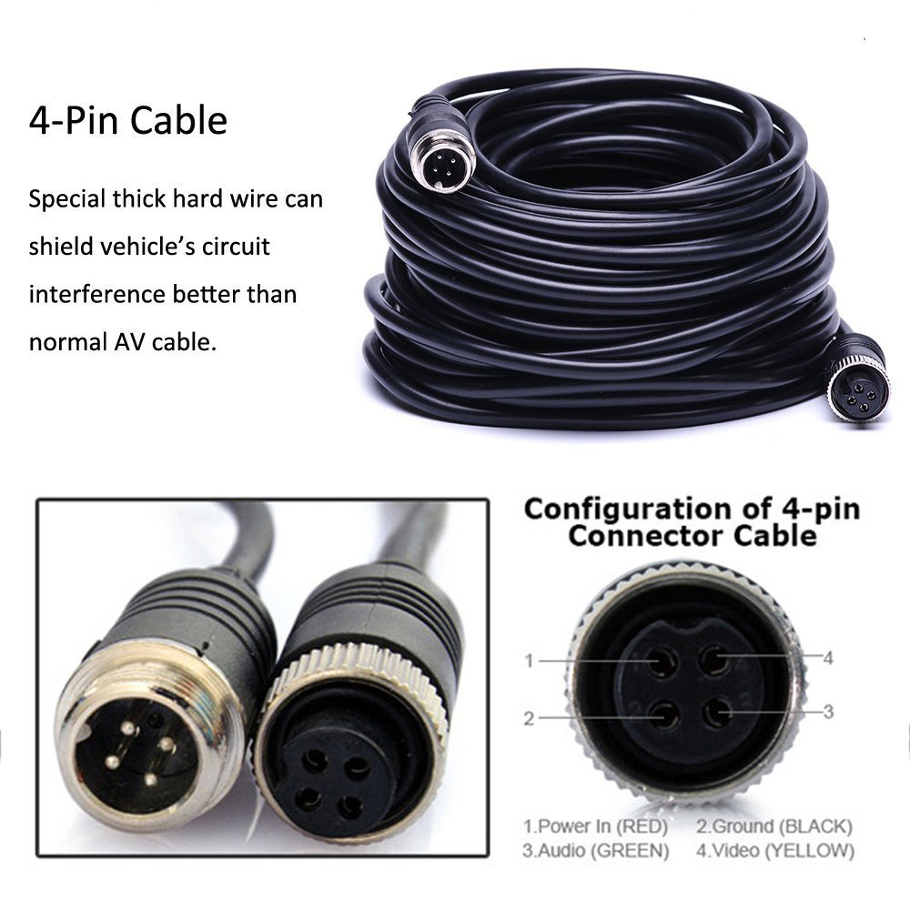 4 pin audio video cable johto kaabel