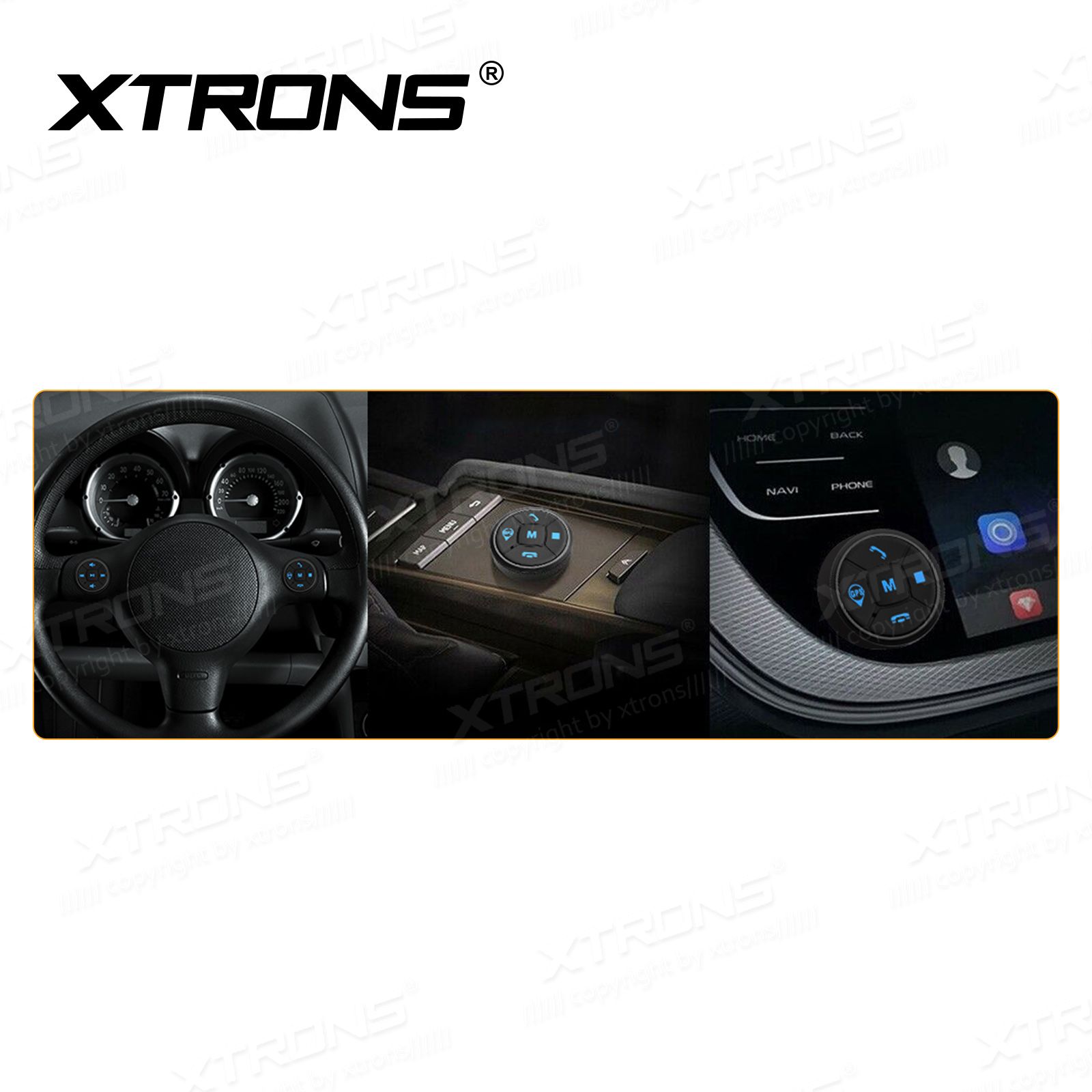 Universaali langattomat rattinappulat Xtrons radioon | Xtrons SWC02