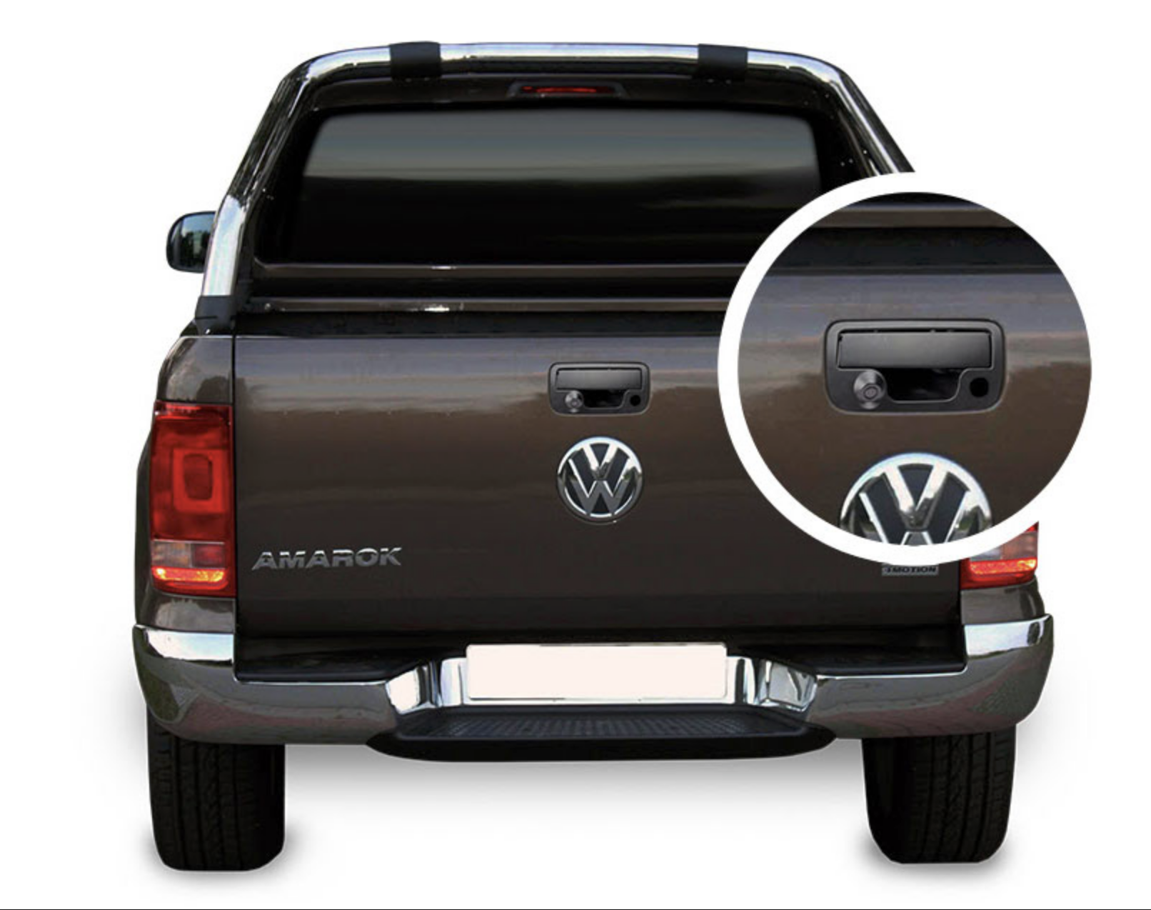 VW Amarok tagaluugi käepidemega AHD Tagurduskaamera