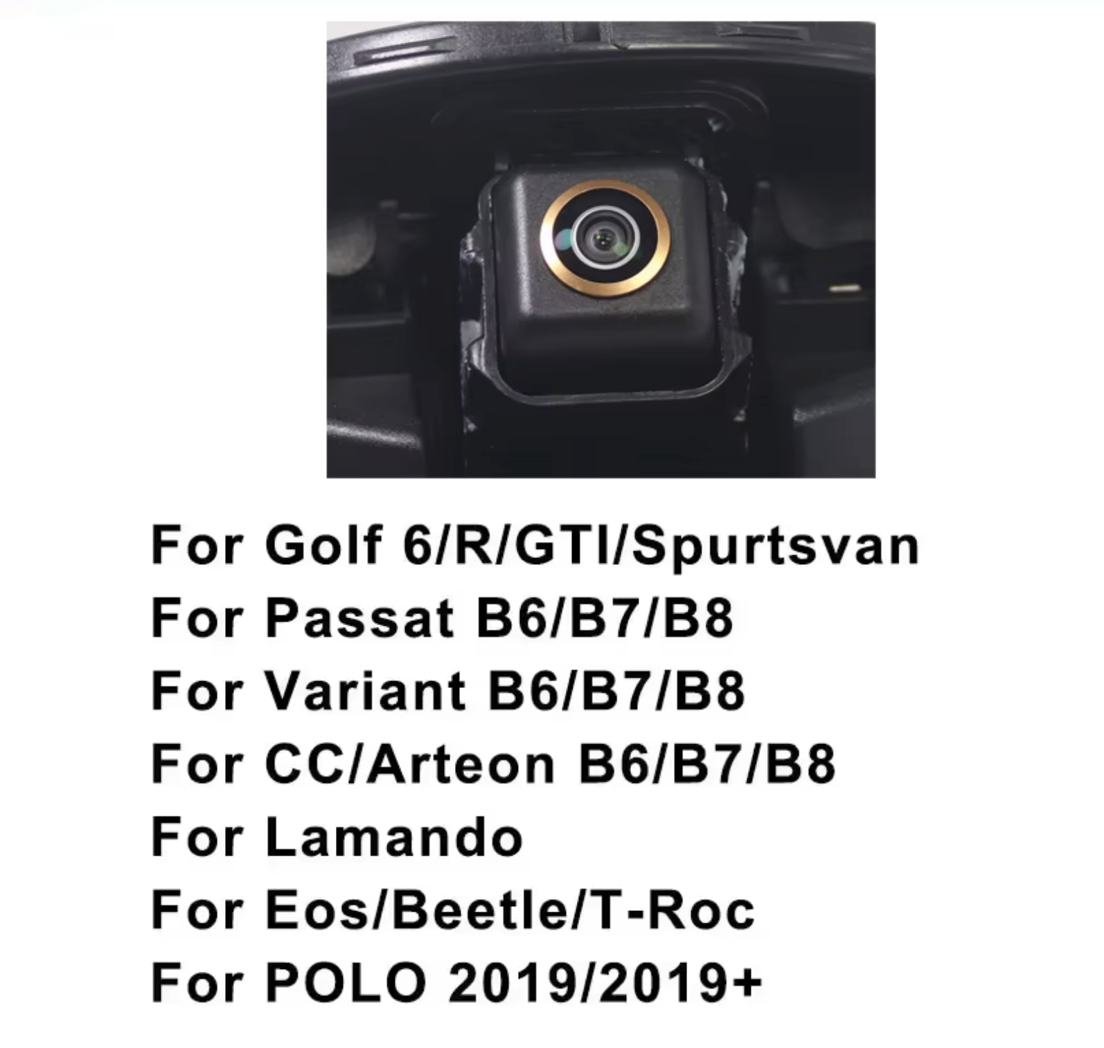 VW Passat B6 B7 Golf 6 tagaluugi käepidemega VW Logo kaamera AHD