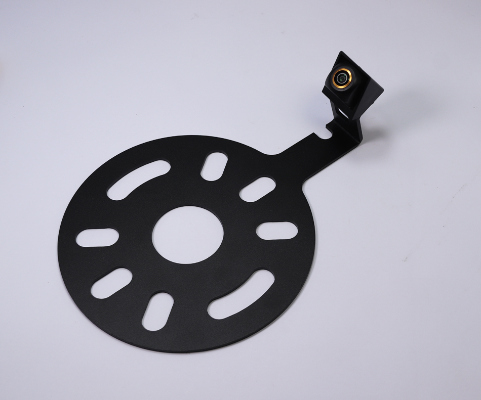 JEEP Wrangler trunk spare tire mount with AHD rear view camera