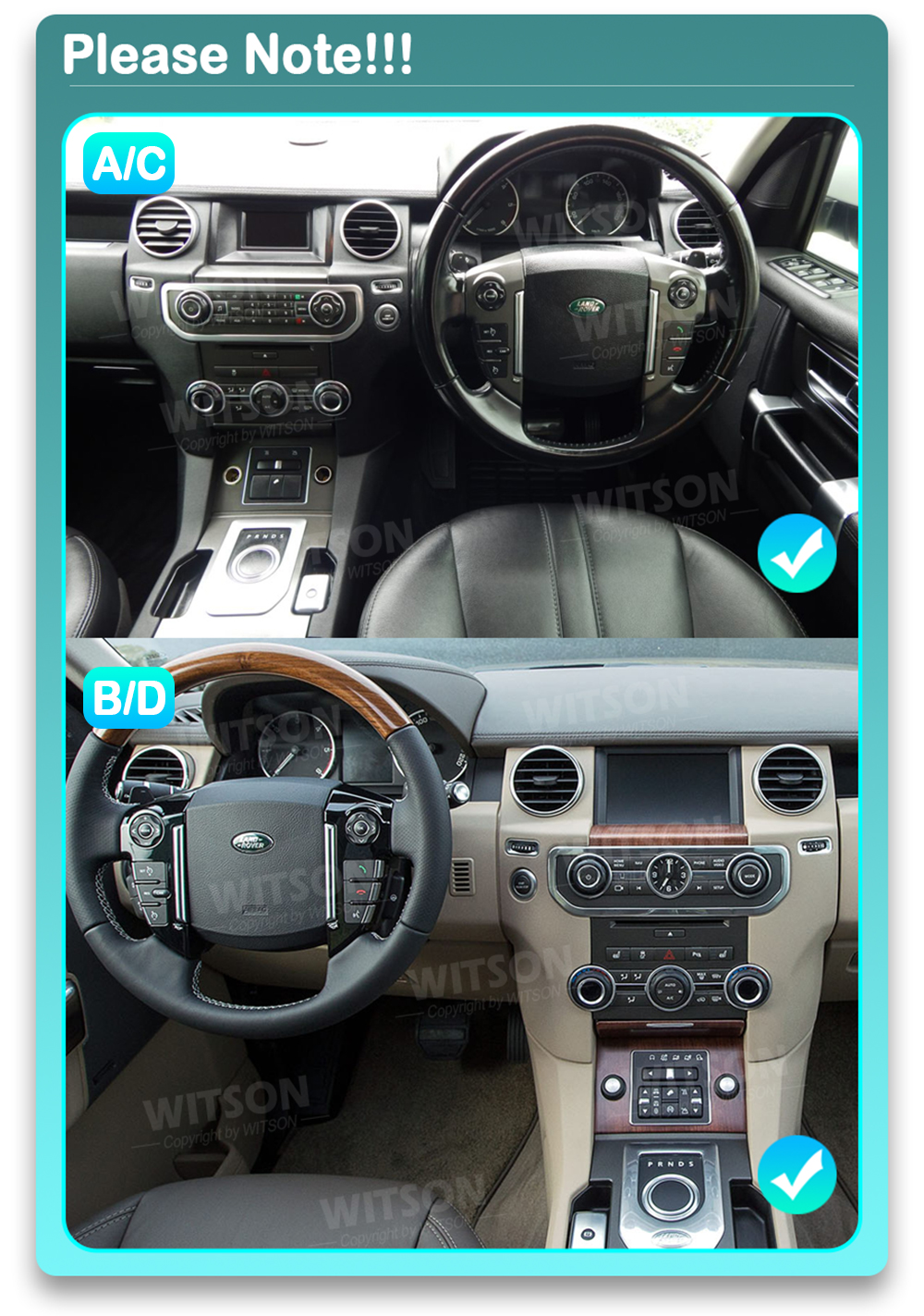 Land Rover Discovery 4 (L319) 2009-2016   3202 raadio sobivus autole
