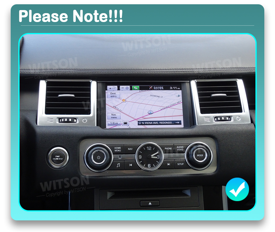 Range Rover Sport (L320) 2010-2013 (facelift)   3203 raadio sobivus autole