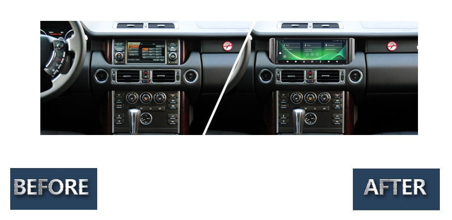 Range Rover (L322) 2001-2012 Android 13 / 14  | GPS autoraadio ja multimeedia keskus