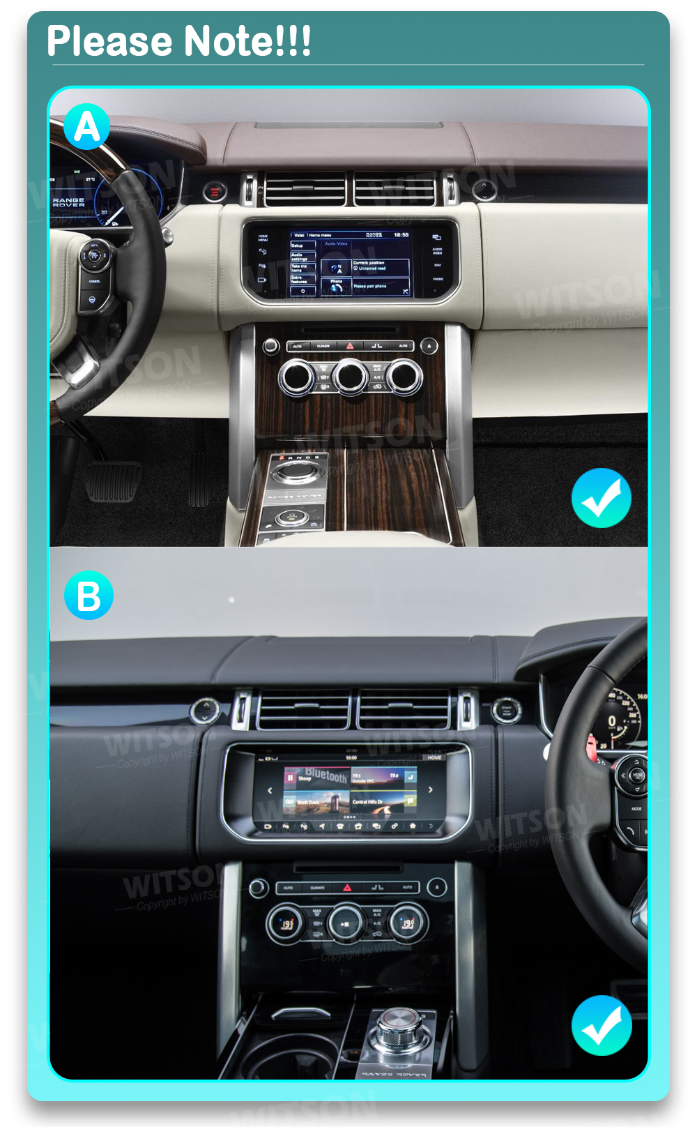 Range Rover (L405) 2012-2021 Android 13 / 14  | GPS autoraadio ja multimeedia keskus