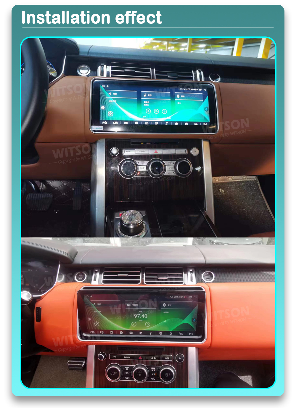 Range Rover (L405) 2012-2021 Android 13 / 14  | GPS autoraadio ja multimeedia keskus