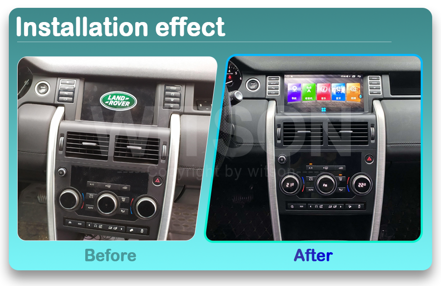 Land Rover Discovery Sport (L550) 2014-2019 Android 13 / 14  | GPS autoraadio ja multimeedia keskus