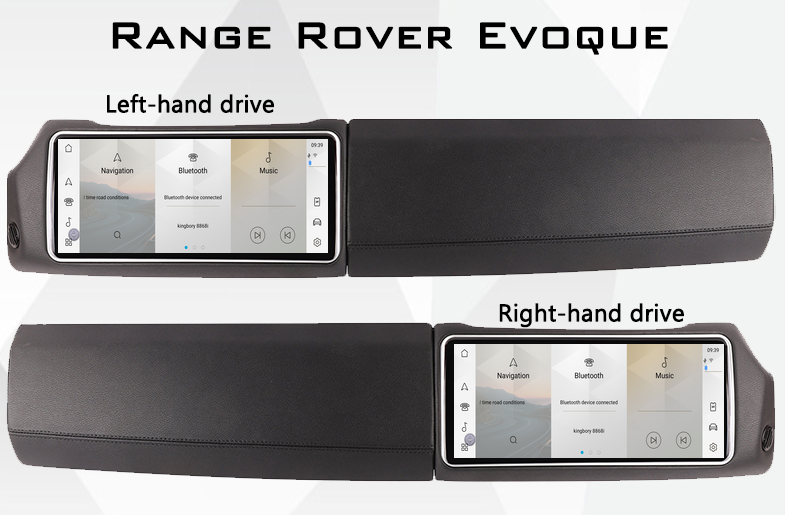 Range Rover Evoque (L538) 2012-2018 Android 13 / 14  | GPS autoraadio ja multimeedia keskus