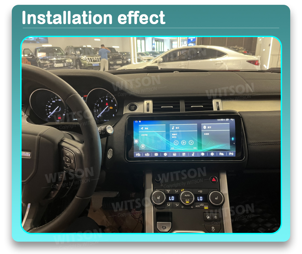 Range Rover Evoque (L538) 2012-2018 Android 13 / 14  | GPS autoraadio ja multimeedia keskus